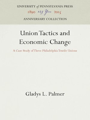 cover image of Union Tactics and Economic Change